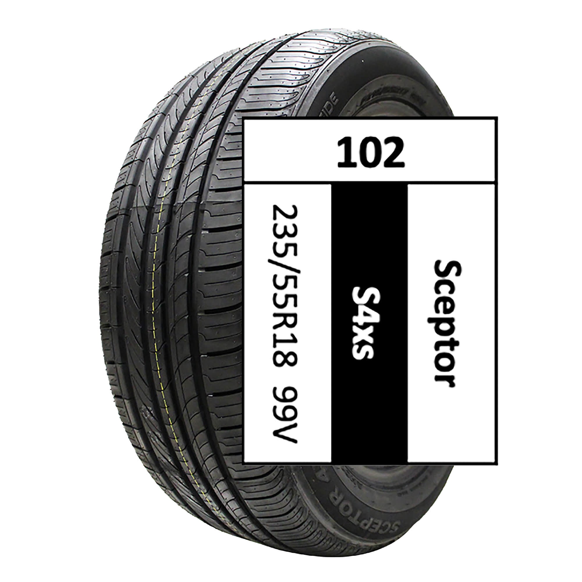 Sceptor 4XS All Season 235/55R18 99V Tire - Walmart.com