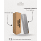 thumbnail image 4 of Colchón King en Caja de Memory Foam Semi Firme 21 cm de grueso Slim Gray Monal Confort RELAX BLACK, 4 of 4