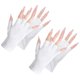 thumbnail image 1 of UV Gloves for Gel Nails-White, 2 Pair UV Protection Gloves for Manicures, Anti UV Gloves for Nail Lamp Manicures Dryer, Nail Skin Care Fingerless UV P, 1 of 5