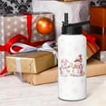 thumbnail image 2 of Christmas White Snowman 32oz Sport Water Bottles with Flip Straw & Spout Lid, Xmas Snowflake Stainless Steel Travel Cup, Winter Holiday Gifts for Women Girls (1 PC), 2 of 6