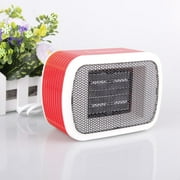 Red Mini Heater Fashion Desktop Thermostat Household Heating Warmer Low Power Other Household Appliances
