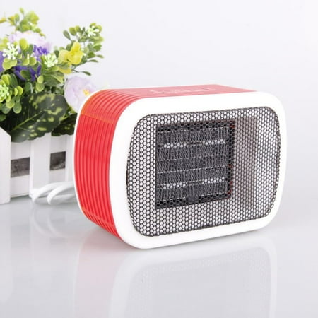 Red Mini Heater Fashion Desktop Thermostat Household Heating Warmer Low Power Other Household Appliances