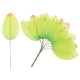 thumbnail image 1 of Uxcell 20Pcs Hoja de Seda Artificial, Hojas Individuales de Alambre Falsas, Flor Falsa Verde Roja, 1 of 1