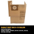 thumbnail image 4 of Bolsa de polvo DEWALT DXVA19-4101 para aspiradoras para talleres húmedos y secos de 23 a 38 litros, 4 of 7