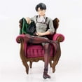 thumbnail image 1 of Anime Figure,Attack on Titan: Levi Ackerman Figure,Environmental PVC Collection Statue Model Decoration Exquisite Birthday Gift 15 cm/5.9 inches for All Kinds of Festivals and Game Toys, 1 of 7
