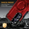 thumbnail image 6 of for Samsung Galaxy A54 5G Armor Case with Kickstand, Luxury Military-Grade Drop Protection Heavy Duty Magnetic Phone Case, Compatible with MagSafe Accessories, for Samsung Galaxy A54 5G - Red, 6 of 7