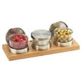 thumbnail image 2 of Cal Mil 1850-4-60 Bamboo Base Jar Dispenser - Small - Brown, 2 of 2