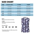 thumbnail image 6 of Pofeuu Skull flower crystal Print Men's Muscle T-Shirt, Sleeveless, Muscle Tank, Classic Muscle Tee Top For Men Casual Sleeveless Muscle T-Shirt Trendy Clothes-Medium, 6 of 7