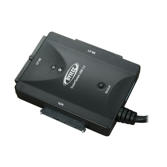 BYTECC BT-350 Super Speed USB 3.0 to SATA/IDE Adaptor w/ OTB(One Touch Backup)