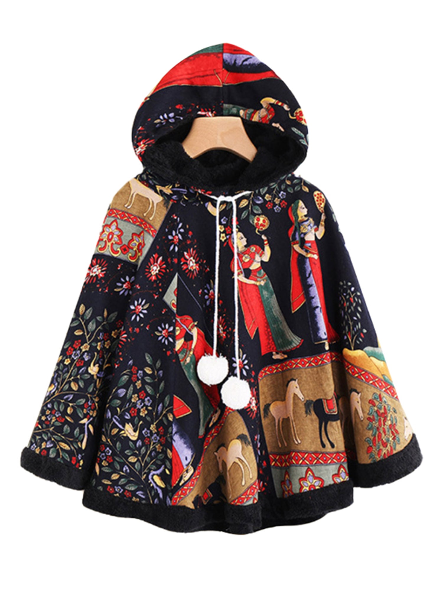 fleece cloak hoodie