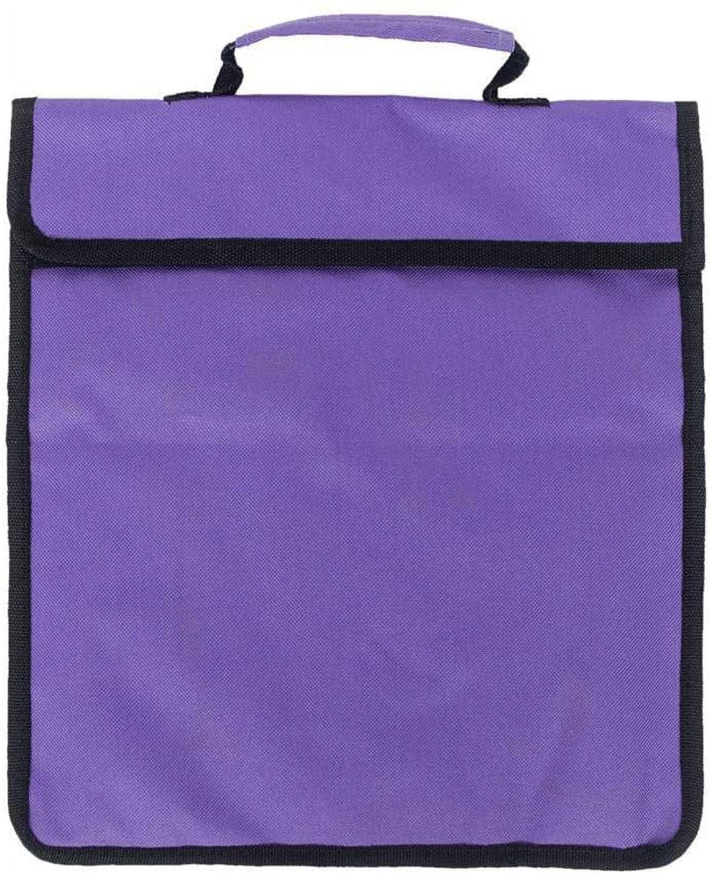 LNKOO Garden Kneeler Tool Bag Stool Pouch Seat Storage Tote Hanging Organizer, 600D Waterproof Portable for Outdoor Gardening, 12” x 13“Cart Storage Pouch Toolkit (Purple, NOT Include Kneeler)