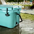 thumbnail image 6 of 25QT Portable Cooler, Insulated Hard Cooler with Bottle Opener, Cup Holder, Forming Ruler, Travel, Beach, Camping, Fishing   WL, 6 of 17