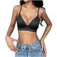 thumbnail image 2 of LIHOFIO Womens Jelly Bras Solid Color Deep V Seamless Lift Wireless Daily Support, 2 of 5