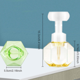 thumbnail image 4 of Dispensador de jabón de flores, botella con bomba de espuma, recipientes recargables de plástico para cocina, limpiador Facial cosmético, champú y ducha, 300Ml, 4 of 4