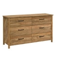 thumbnail image 3 of Sauder Cannery Bridge 6-Drawer Dresser, Sindoori Mango Finish, 3 of 13