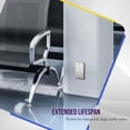thumbnail image 6 of ENERLITES Blank Device Metal Wall Plate, Corrosion Resistant, Size 1-Gang 4.50" x 2.76", UL Listed, 7701, 430 Stainless Steel, Silver, 6 of 6