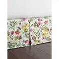 thumbnail image 3 of Destiny White Multi/Floral Platform Bed Skirt Twin 15" Drop, 3 of 4