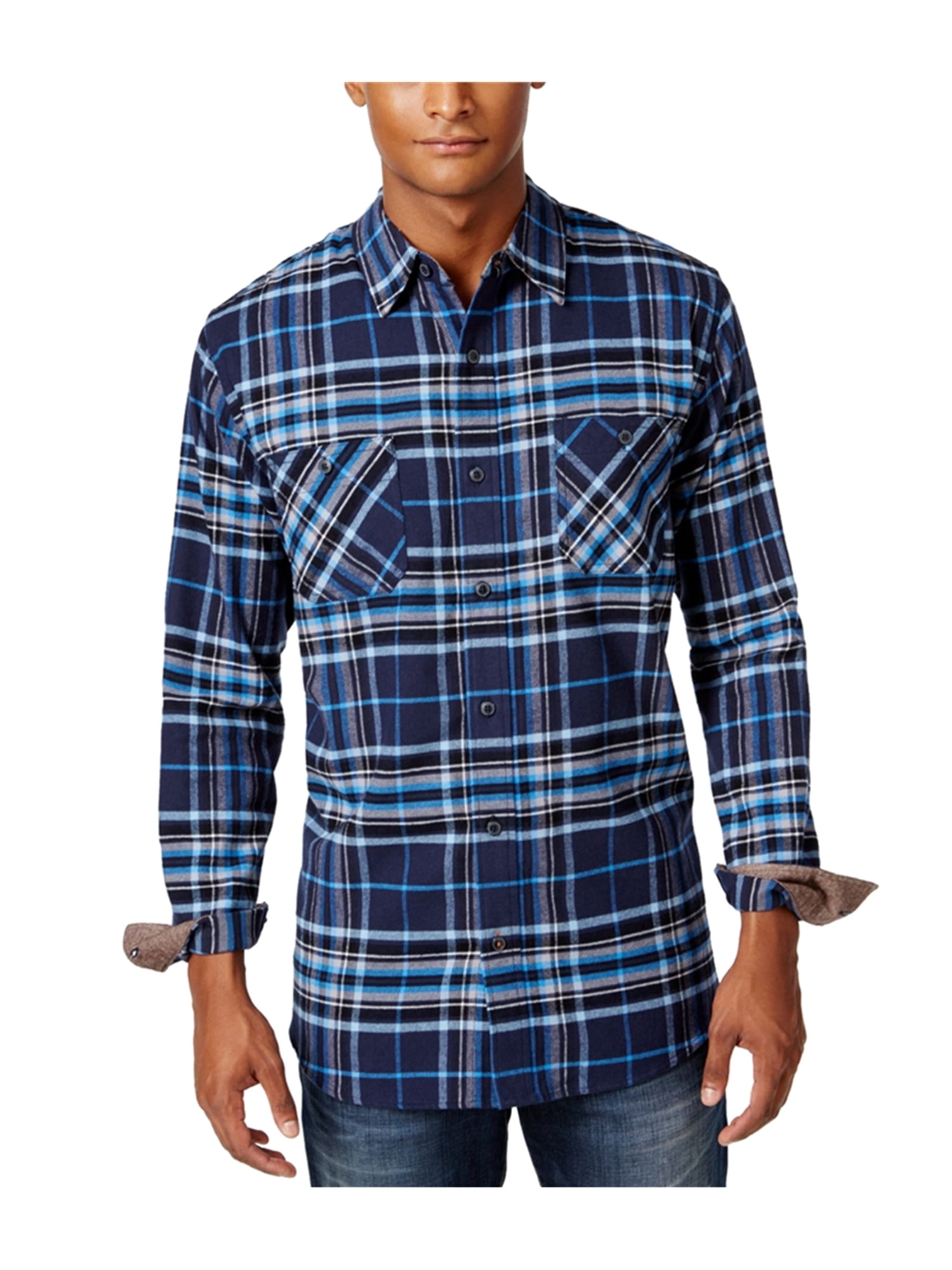 Weatherproof Mens Vintage Plaid Flannel 