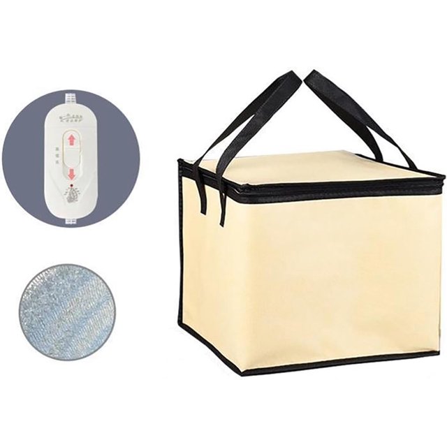 Bread Proofing Box, Dough Bread Proofer Box with NTC Sensor & Temperature & Timer Controller, Foldable Sourdough Starter Warmer for Fermentation (Light Yellow - Three Levels, 40X40X20CM)