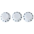 thumbnail image 1 of 3PCS Potentiometer Rotary Knobs Tone Volume Control Knob Replacement for Electric Guitar Bass White Knob Black Lettering, 1 of 14