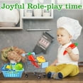 thumbnail image 4 of Mini Panier d'Achats Panier Jeu Jeu Aliments et Épicerie Panier d'Achats Ensemble de Jouets pour Enfants et Tout-Petits 3+, 4 of 8