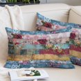 thumbnail image 2 of Vintage Floral Small Pillow Covers, Farmhouse Botanical Flowers Soft Breathable Throw Pillow Cases with Invisible Zipper, Decorative Pillowcase Pillows Protectors for Sofa Bed Chair 12"x20", 2 of 9