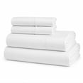 thumbnail image 2 of Superior Egyptian Cotton Embroidered 1000 TC Deep Pocket Sheet Set, Full, White, 2 of 10