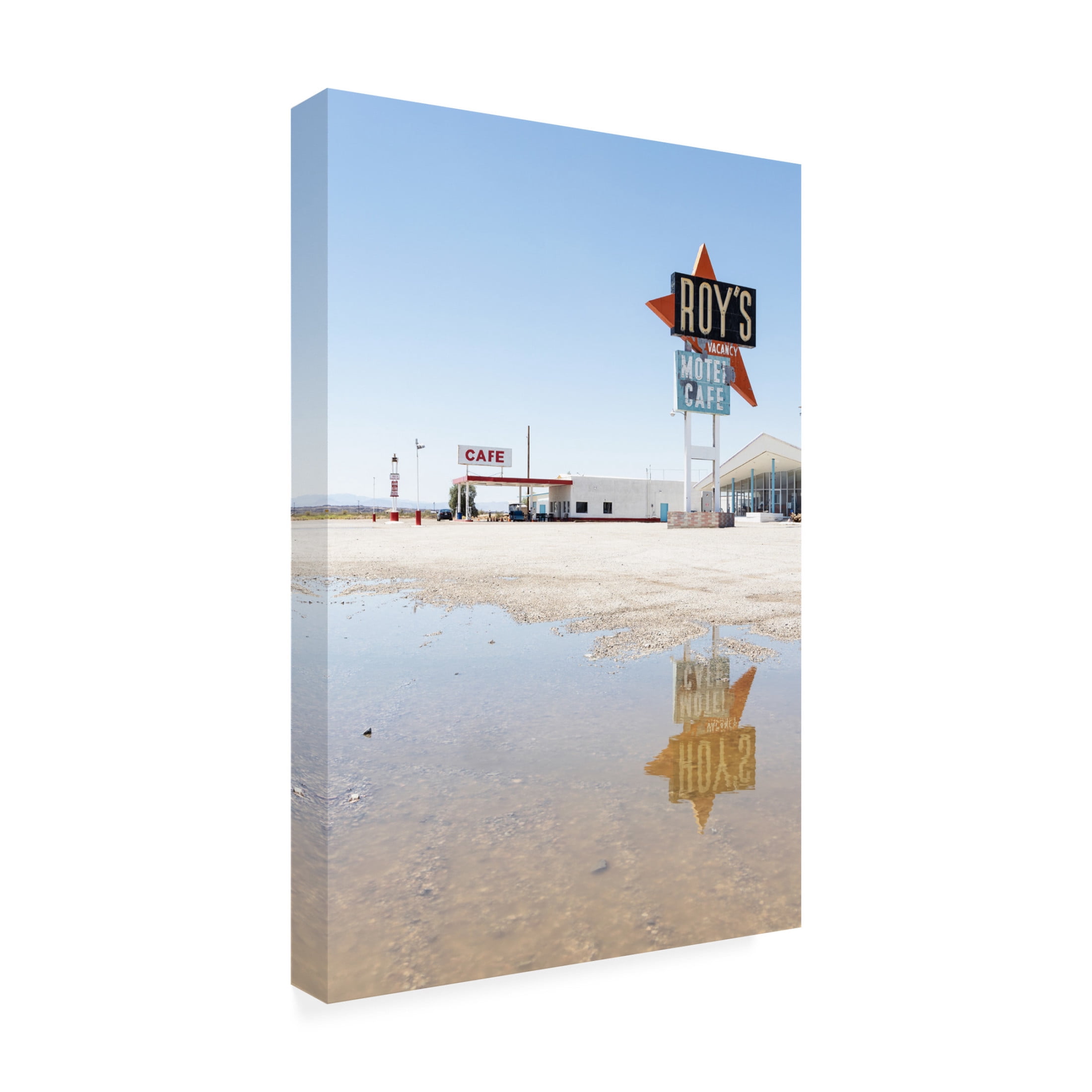 Trademark Fine Art Andreas Klesse Rain In The Desert Canvas Wall Art
