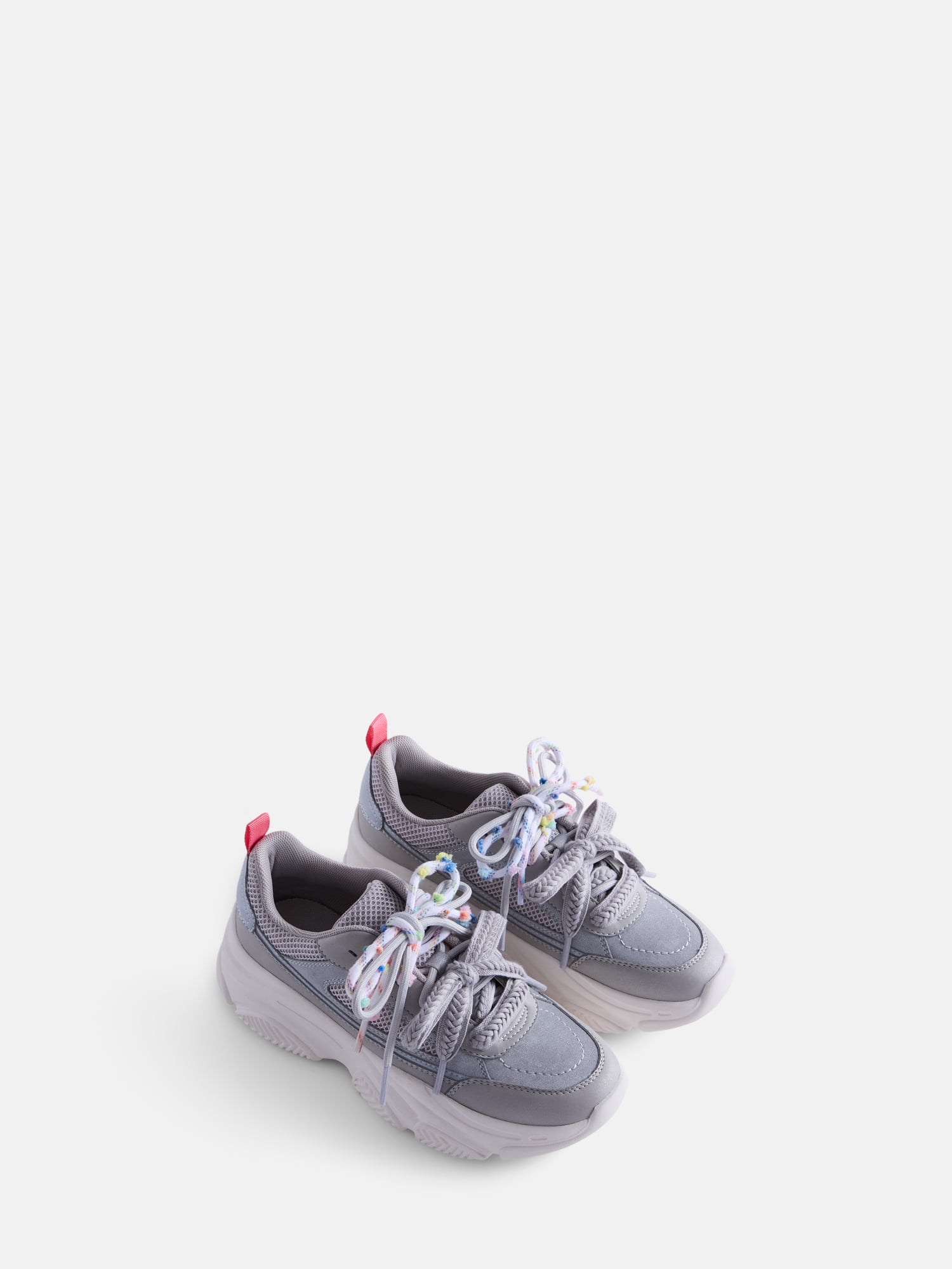 Weekend Academy Girls Double Lace Chunky Sneakers
