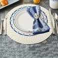 thumbnail image 4 of 38cm Tableware Placemat Non-Slip Insulated Mat Round Woven Placemat 4PCS, 4 of 4