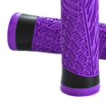 thumbnail image 2 of Empuñaduras universales para manillar de , cubierta protectora de repuesto para manillar de absorbente de golpes, cómoda para , , púrpura violeta shamjiam puños de manillar de bicicleta, 2 of 3