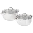 thumbnail image 4 of Heim Concept Stainless Steel 12-Piece Cookware Set, Silver, 4 of 4
