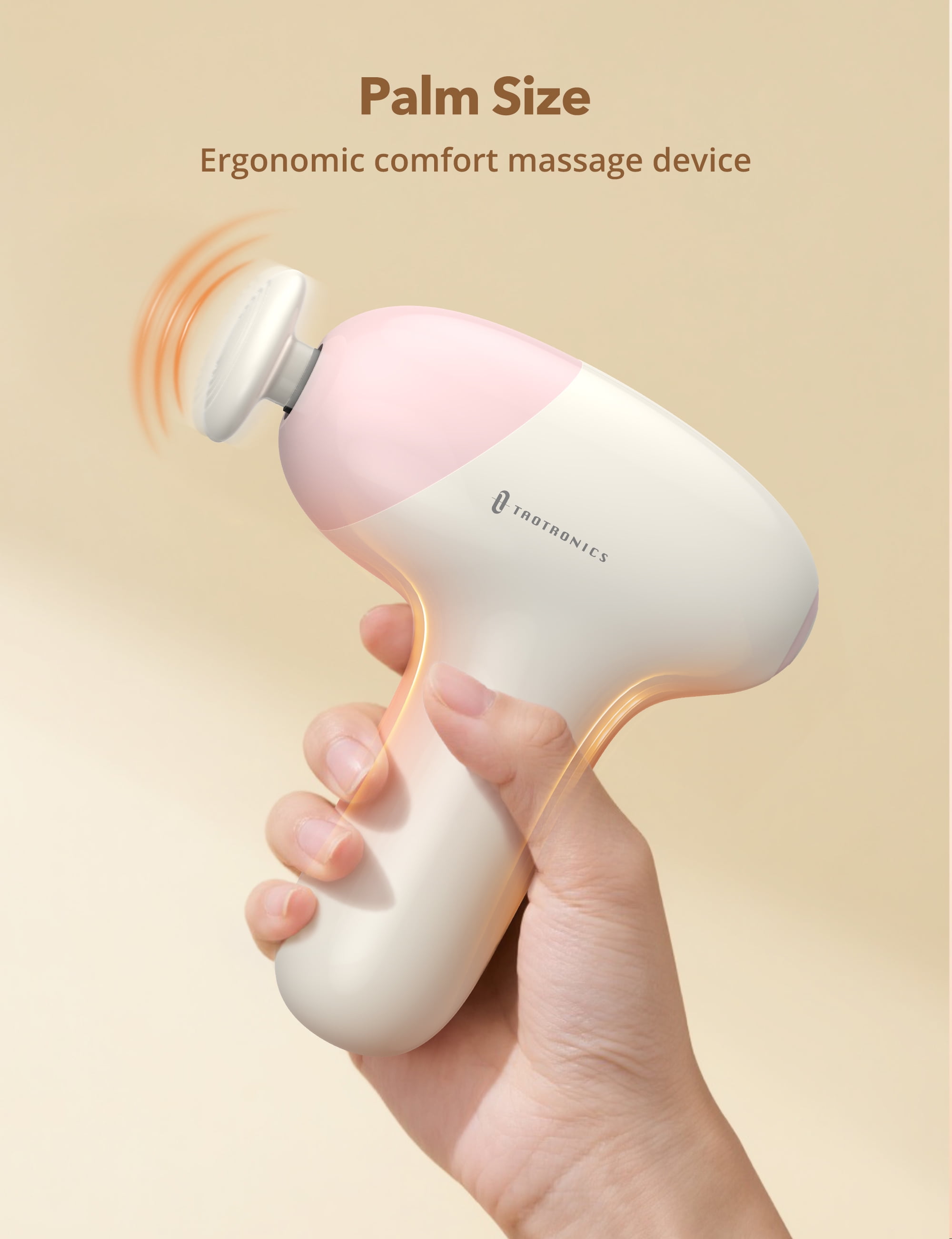 Massage Gun, Deep Tissue Percussion Muscle Massager Handheld Cordless Back Massager with 5 Speeds and 4 Heads(Black)