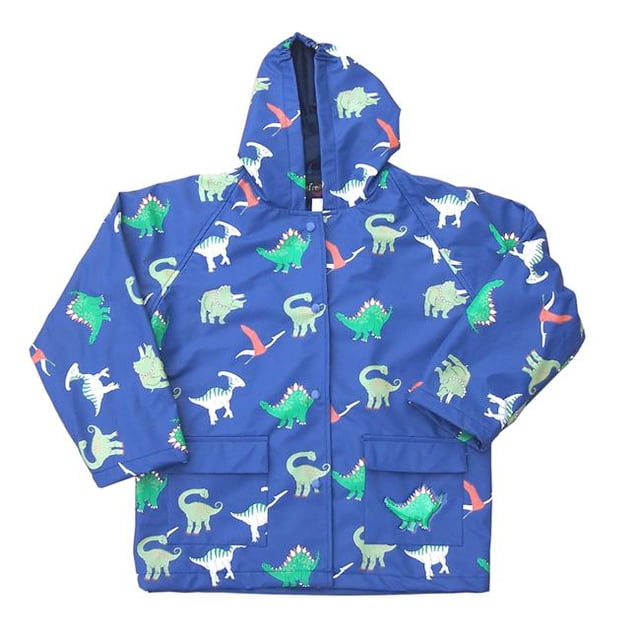 Foxfire FOX-601-65-4T Imperméable Bleu pour Enfants Dinosaurs - Taille 4T