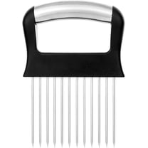 Onion Holder for Slicing Large Lemon Slicer Slicing Stainless Onion Cutter Dishwasher Safe Tomato Cutting Tool Kitchen Gadgets for Vegetable Food Fruit Storage Avocados Eggs Meat Potato