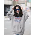 thumbnail image 2 of All 'merican Girl Hoodie Juniors -Image by Shutterstock,  x-Large, 2 of 4