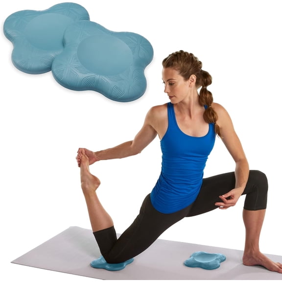 Prichor Kneeling Pads (2 Pack) with Cushions Knees and Elbows for Fitness, Travel, Meditation, Kneeling, Balance, Floor, Pilates
