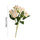 thumbnail image 3 of Ramo artificial de flores de plástico - rosa blanco, azul 1 pieza • recuerdo decorativo de 13 pulgadas, sin mantenimiento, resistente al desvanecimiento, regalo romántico para exhibición en la, 3 of 6