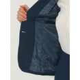 thumbnail image 5 of DARING DIVA Women's 2 Pcs Long Sleeve Blazer Pencil Skirt Outfit Set L Dark Blue, 5 of 6