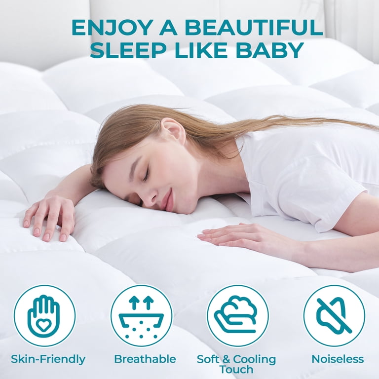 BDEUS Twin Cooling Mattress Topper, Extra Thick Plush photo 5