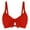 Red, variant on Tawop Womens Swimsuits Tummy Control Comfortable Swimwear Bikini Tops Solid Color Black L