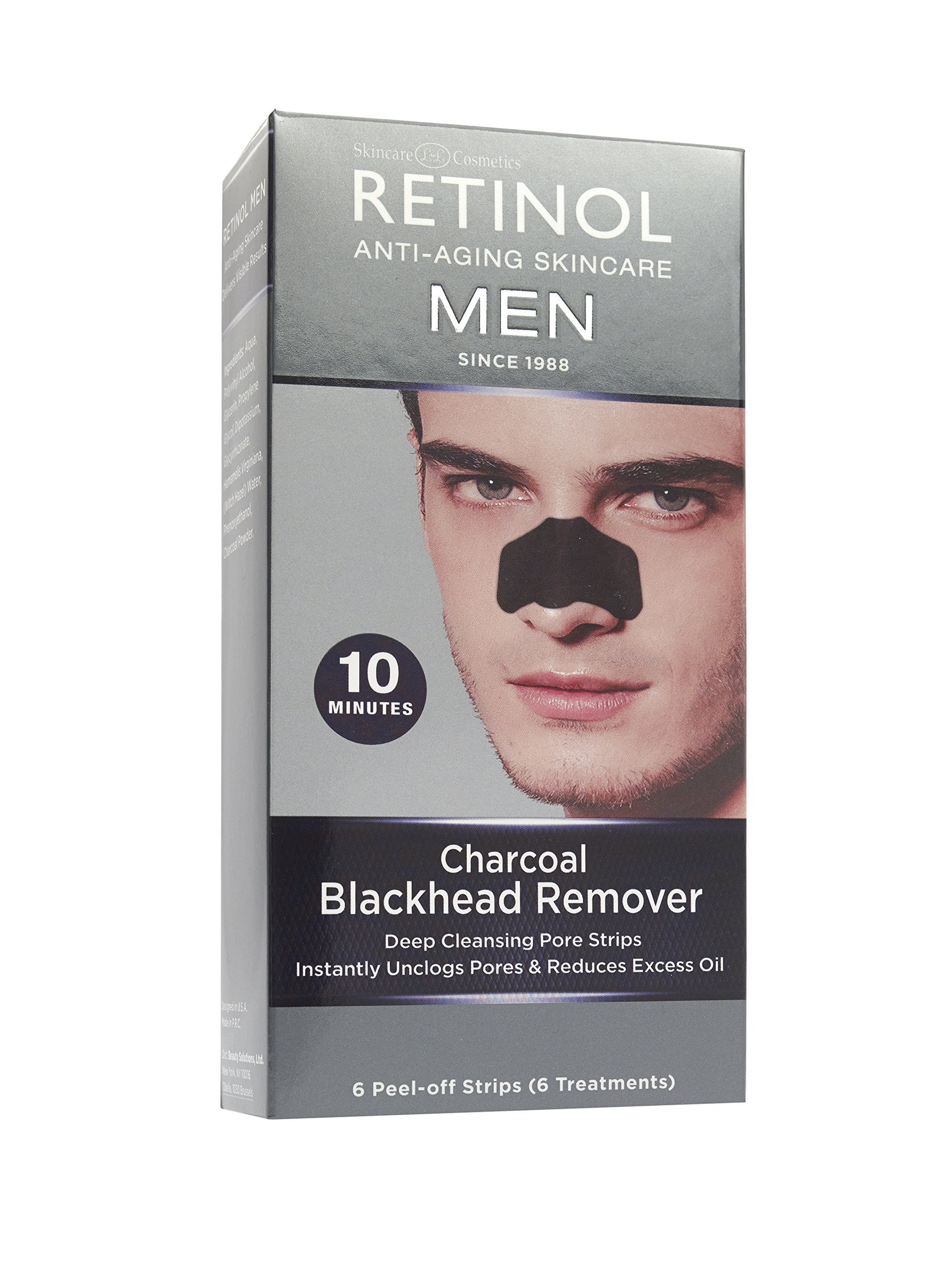 Retinol Men’s Charcoal Blackhead Remover The Original Retinol Anti