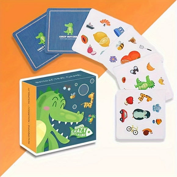 1pc, Party Gatherings, Tabletop Games, Animal Craziness, Card Pairing, Fun Tabletop Games