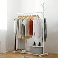 thumbnail image 4 of yeacher HOME ORGANIZER Multifunctional Clothing Rack Steel Rod Hanging Clothes, 4 of 8