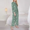 thumbnail image 3 of Balery golf equipment Conjunto de Pijama con Estampado para Mujer, Conjunto de Dos Piezas con Manga Larga, Ropa de Dormir Suave con Bolsillos, Pijamas Cómodos-Small, 3 of 7