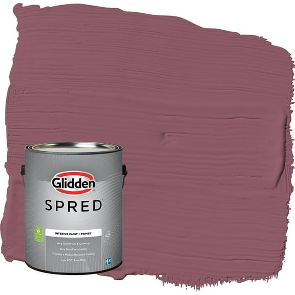 Glidden Spred Cabernet / Purple Semi-Gloss Interior Paint with Primer, 1 Gallon