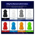 thumbnail image 3 of 0.25KG 3D Filament, Mini Spool PLA Filament 1.75mm Small Environmental Protection For 3D Printer ,Smoother Printing Experience, 3 of 7