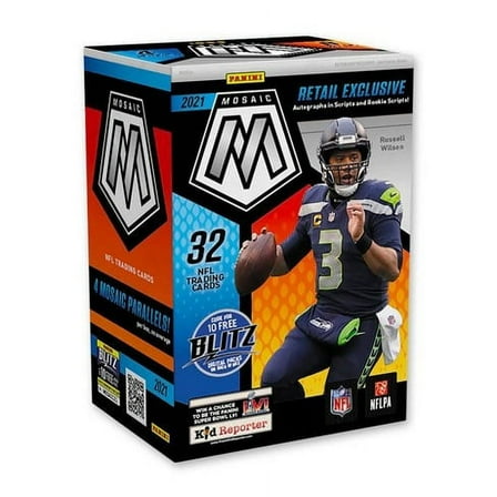 Panini NFL 2021 Mosaic football trading cards blaster