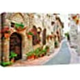 thumbnail image 3 of wall26 Canvas Print Wall Art Stroll Through Italian Village Street Floral Cities Photography Realism Rustic Scenic Colorful Multicolor Zen for Living Room, Bedroom, Office - 16"x24", 3 of 10