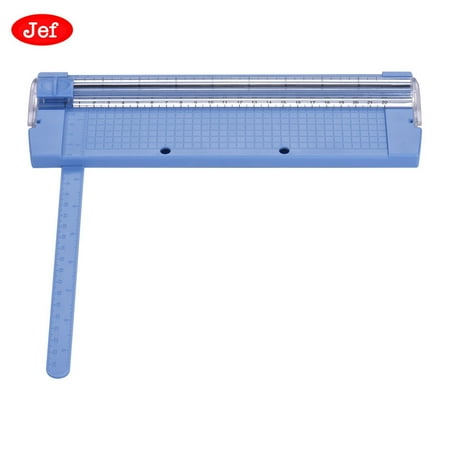 Paper Trimmer A5 Jef 500S Portable Paper Trimmer A5 Paper Cutter Lightweight Safe Cutting Tool with Side Ruler and Surface Grid for Craft Paper Photos Cards ()